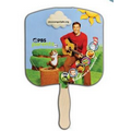 Bread Slice Sandwiched Hand Fan (2 Side/Four Color Process)